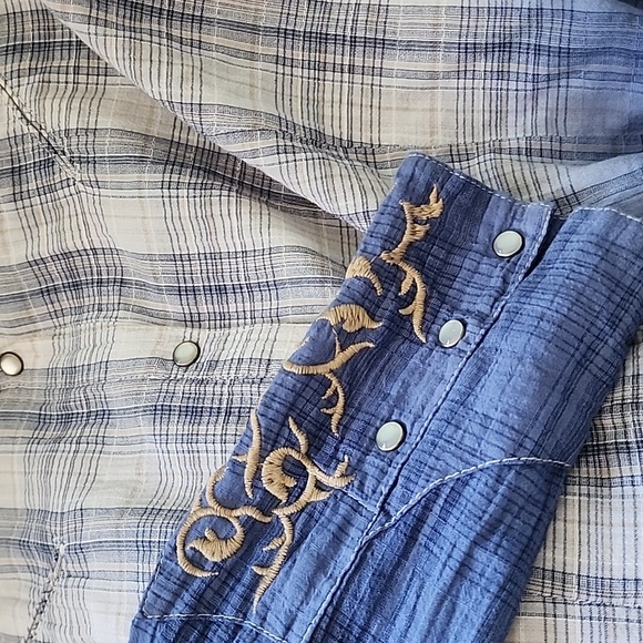 Stetson ombre button down - Picture 4 of 5